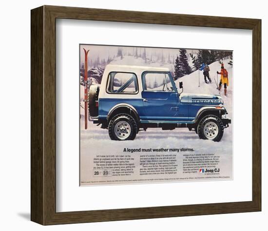 1982 Jeep Renegade - a Legend-null-Framed Art Print