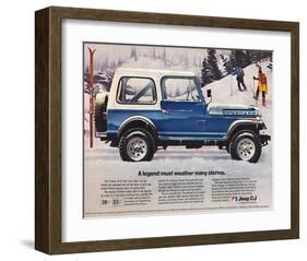 1982 Jeep Renegade - a Legend-null-Framed Art Print