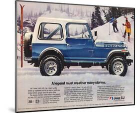 1982 Jeep Renegade - a Legend-null-Mounted Art Print