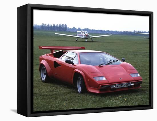 1982 Lamborghini Countach 400-null-Framed Stretched Canvas