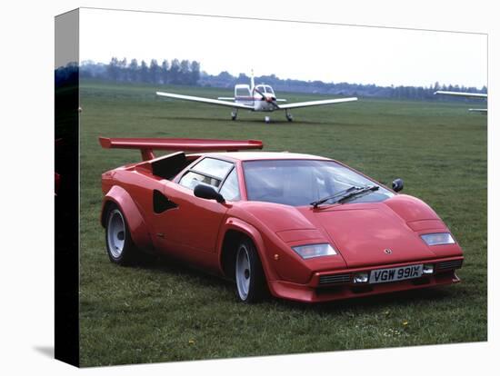 1982 Lamborghini Countach 400-null-Stretched Canvas