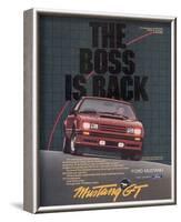 1982 Mustang the Boss is Back-null-Framed Art Print