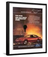 1983 Mustang American Steel-null-Framed Art Print