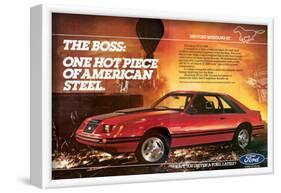 1983Mustang the Boss Hot Piece-null-Framed Art Print