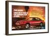 1983Mustang the Boss Hot Piece-null-Framed Art Print