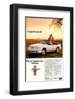 1984 Ford Mustang GT 20Th-null-Framed Art Print