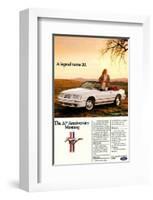 1984 Ford Mustang GT 20Th-null-Framed Art Print