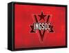 1984 INGSOC Big Brother Political  Flag Poster-null-Framed Stretched Canvas