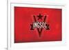 1984 INGSOC Big Brother Political Flag-null-Framed Art Print