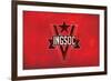 1984 INGSOC Big Brother Political Flag-null-Framed Art Print