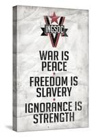 1984 INGSOC Big Brother Political Slogans-null-Stretched Canvas