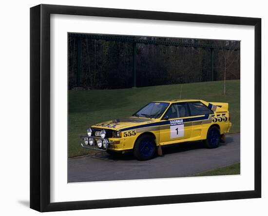 1985 Audi Quattro A2 Car-null-Framed Photographic Print