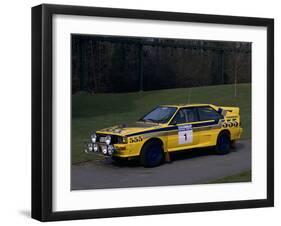 1985 Audi Quattro A2 Car-null-Framed Photographic Print