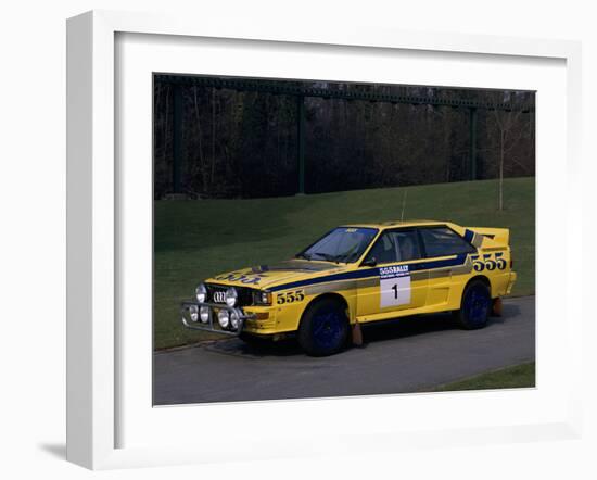 1985 Audi Quattro A2 Car-null-Framed Photographic Print