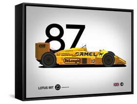 1987 Lotus 99T-NaxArt-Framed Stretched Canvas