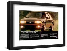 1988 Mustang More Out of Life-null-Framed Art Print