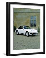 1988 Porsche 911 Carrera Cabriolet-null-Framed Photographic Print