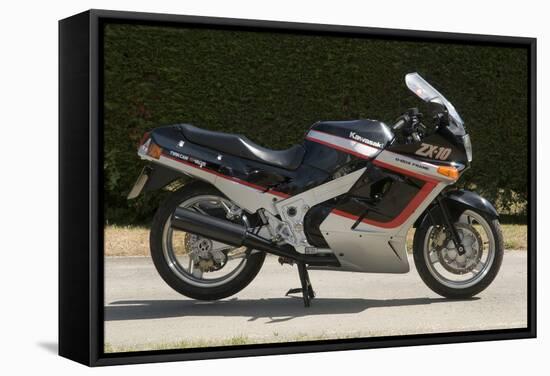 1989 Kawasaki ZX10E-null-Framed Stretched Canvas