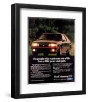 1989 Mustang People Want More-null-Framed Art Print