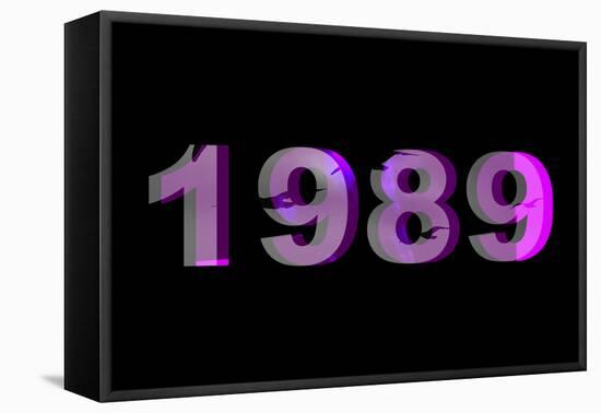 1989 V2-null-Framed Stretched Canvas