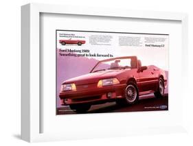 1989Mustang-To Look Forward To-null-Framed Premium Giclee Print