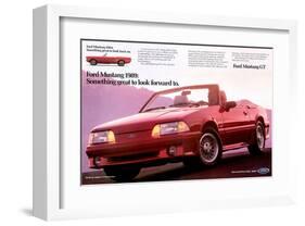 1989Mustang-To Look Forward To-null-Framed Art Print