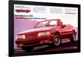 1989Mustang-To Look Forward To-null-Framed Art Print