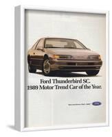 1989Thunderbird Car of the Year-null-Framed Art Print