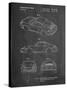 199 Porsche 911 Patent-Cole Borders-Stretched Canvas