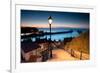 199 Steps of Whitby in the North Yorkshire at Sunset , United Kingdom-stocker1970-Framed Photographic Print