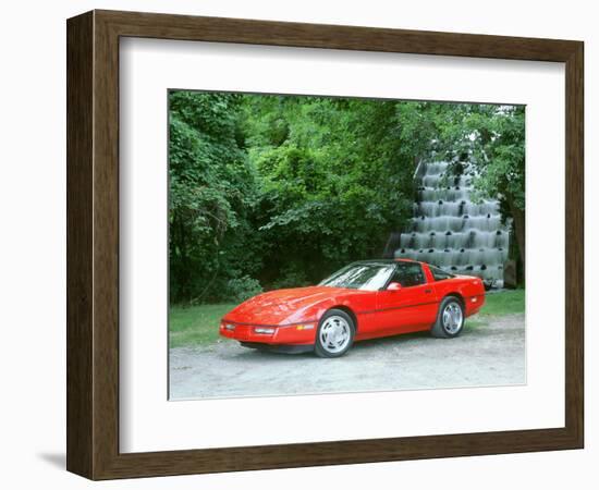 1990 Chevrolet Corvette ZR1-null-Framed Photographic Print