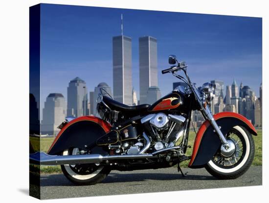 1990 Heritage Classic Harley Davidson, New York City, USA-null-Stretched Canvas