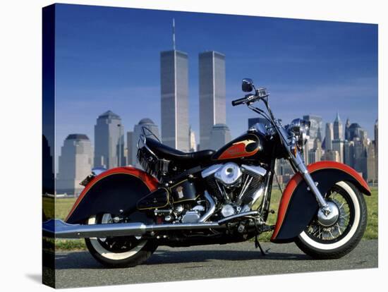 1990 Heritage Classic Harley Davidson, New York City, USA-null-Stretched Canvas