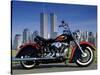 1990 Heritage Classic Harley Davidson, New York City, USA-null-Stretched Canvas