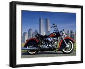 1990 Heritage Classic Harley Davidson, New York City, USA-null-Framed Photographic Print