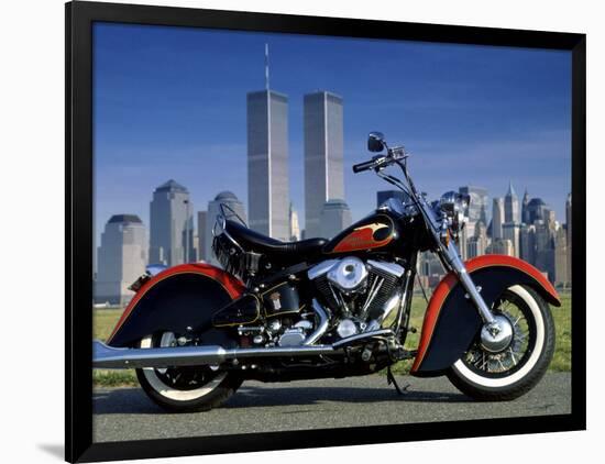 1990 Heritage Classic Harley Davidson, New York City, USA-null-Framed Photographic Print