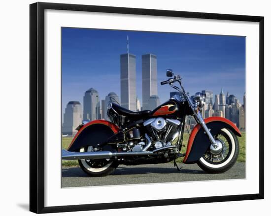 1990 Heritage Classic Harley Davidson, New York City, USA-null-Framed Photographic Print