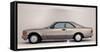 1990 Mercedes Benz 560 SEC-null-Framed Stretched Canvas