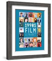 1990s Film Alphabet - A to Z-Stephen Wildish-Framed Art Print