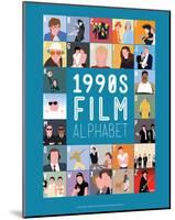 1990s Film Alphabet - A to Z-Stephen Wildish-Mounted Art Print