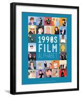 1990s Film Alphabet - A to Z-Stephen Wildish-Framed Giclee Print