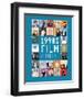 1990s Film Alphabet - A to Z-Stephen Wildish-Framed Giclee Print