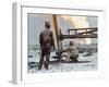 1991 Gulf War Oil Fires-Greg Gibson-Framed Premium Photographic Print