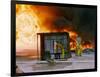 1991 Gulf War Oil Fires-Bill Haber-Framed Photographic Print