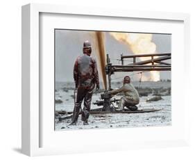 1991 Gulf War Oil Fires-Greg Gibson-Framed Photographic Print