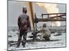 1991 Gulf War Oil Fires-Greg Gibson-Mounted Photographic Print