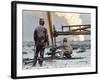 1991 Gulf War Oil Fires-Greg Gibson-Framed Photographic Print