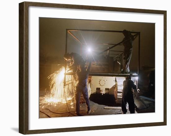 1991 Gulf War Oil Fires-Roberto Borea-Framed Photographic Print