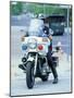 1992 Harley Davidson Police Bike-null-Mounted Photographic Print