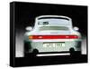 1993 Porsche 911 Rear Watercolor-NaxArt-Framed Stretched Canvas